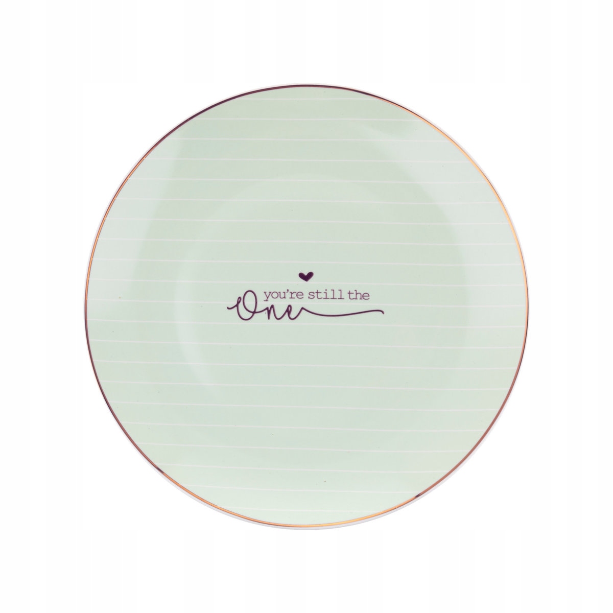 

Talerz deserowy Florina Mint Stripes 20 cm