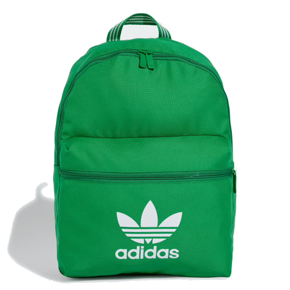 Batoh adidas Adicolor Školní batoh pohodlný, lehký, pevný, zelený, 21 l