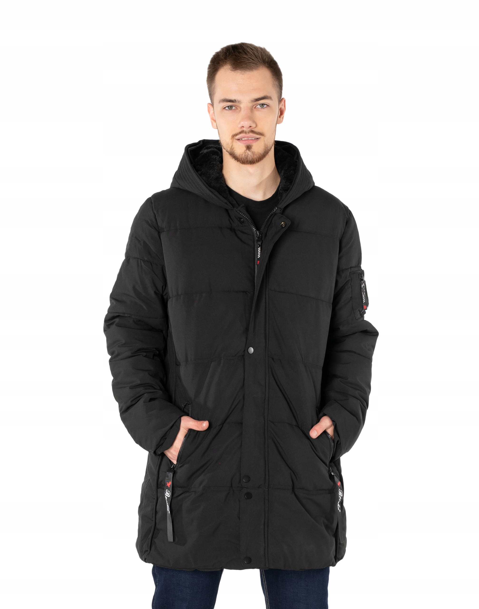 

Ciepła Zimowa Kurtka Męska Ocieplana 20189 r M