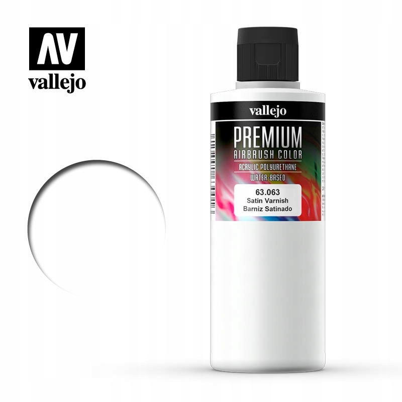 Vallejo 63063 Satin Varnish Premium Color 200 ml 11916725274 Allegro.pl