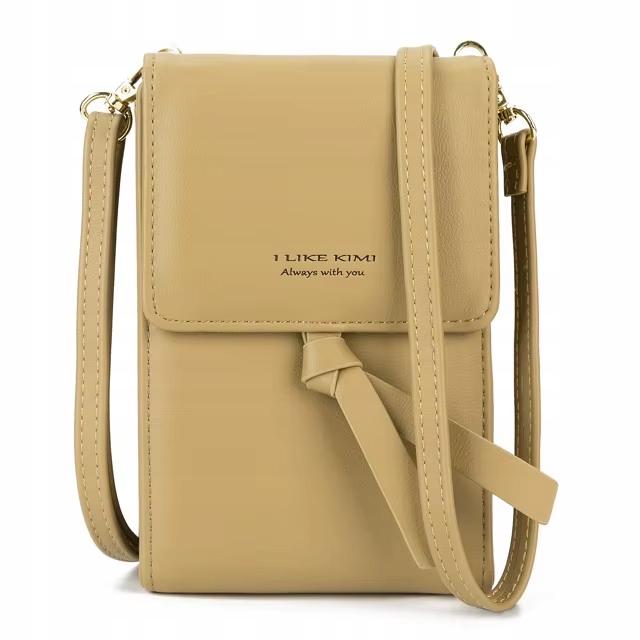 Katech malá kabelka typu crossbody z Pu kůže, na telefon peněženka olivová