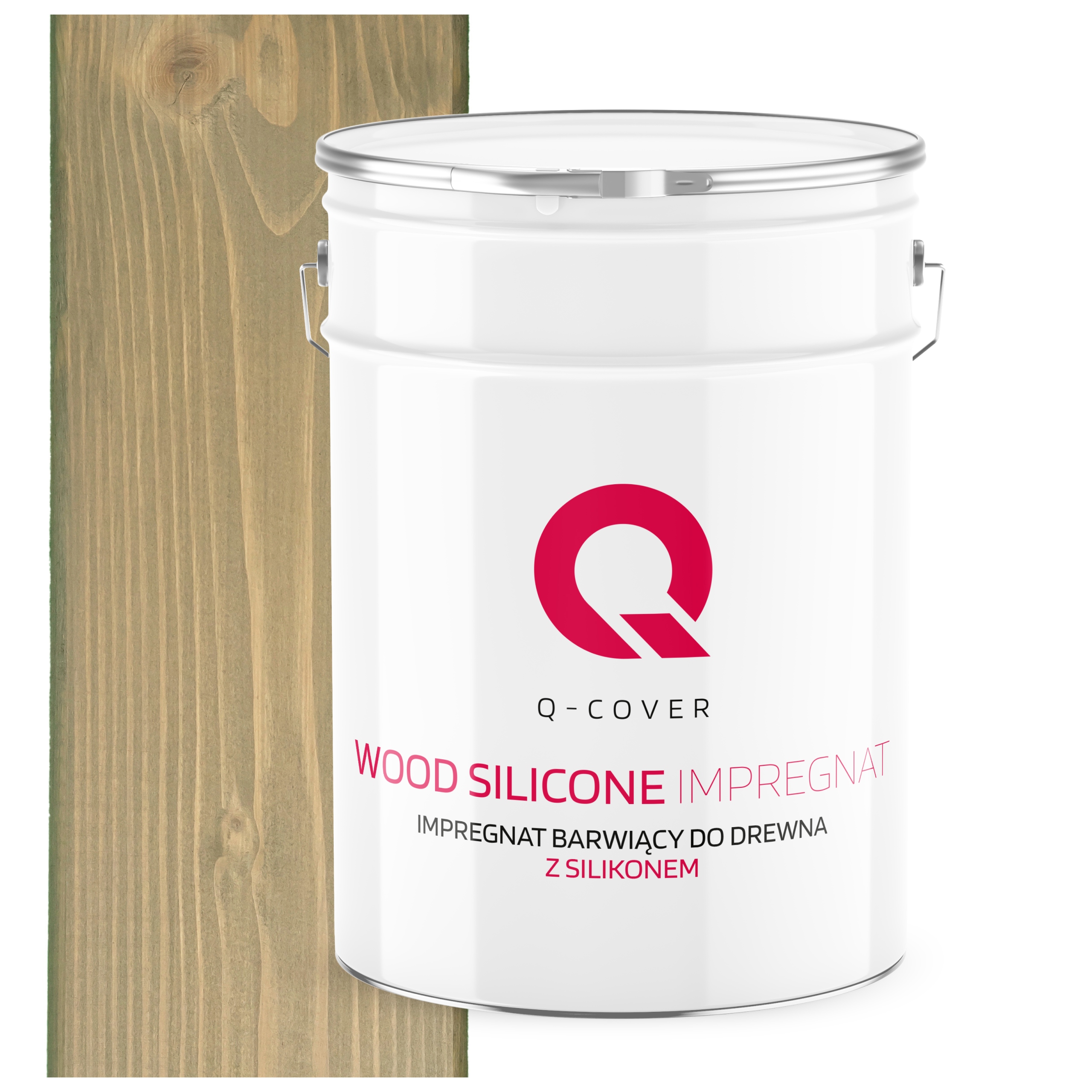 Impregnat Do Drewna Extra Farba Z Silikonem Chron Kolor Szarość W Żółty 10L