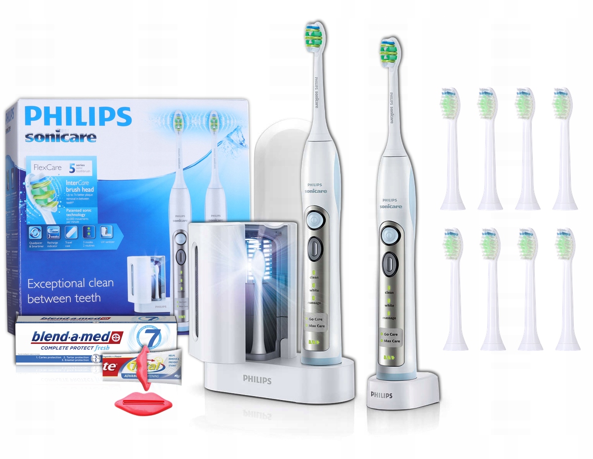 

2x Szczoteczka Soniczna Philips Sanitizer 6932/36