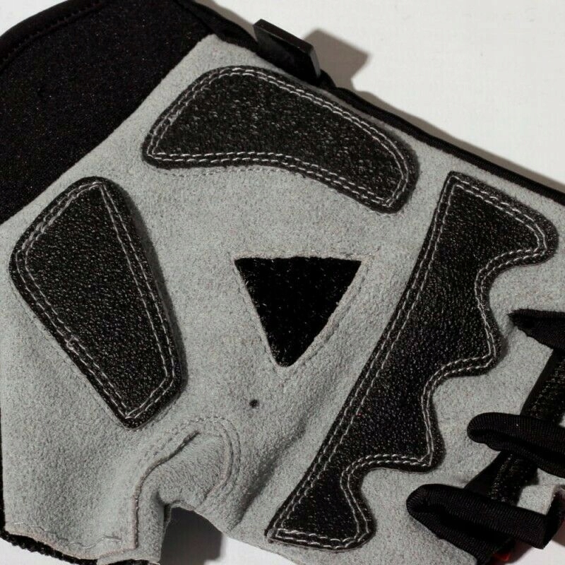 RĘKAWICZKI ROWEROWE OPTIMUM CZARNE CZERWONE L Rozmiar L