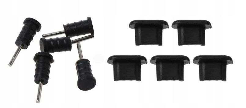 ZATYCZKI ZAŚLEPKI PRZECIW KURZOWI PORTU ZŁĄCZA GNIAZDA MICRO USB JACK AUDIO