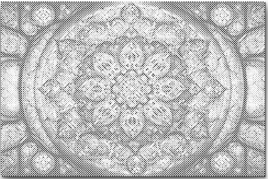 Tečkování Dotting Painting Mandala Vzory Vitráž Vzorky Velké 80x120 cm