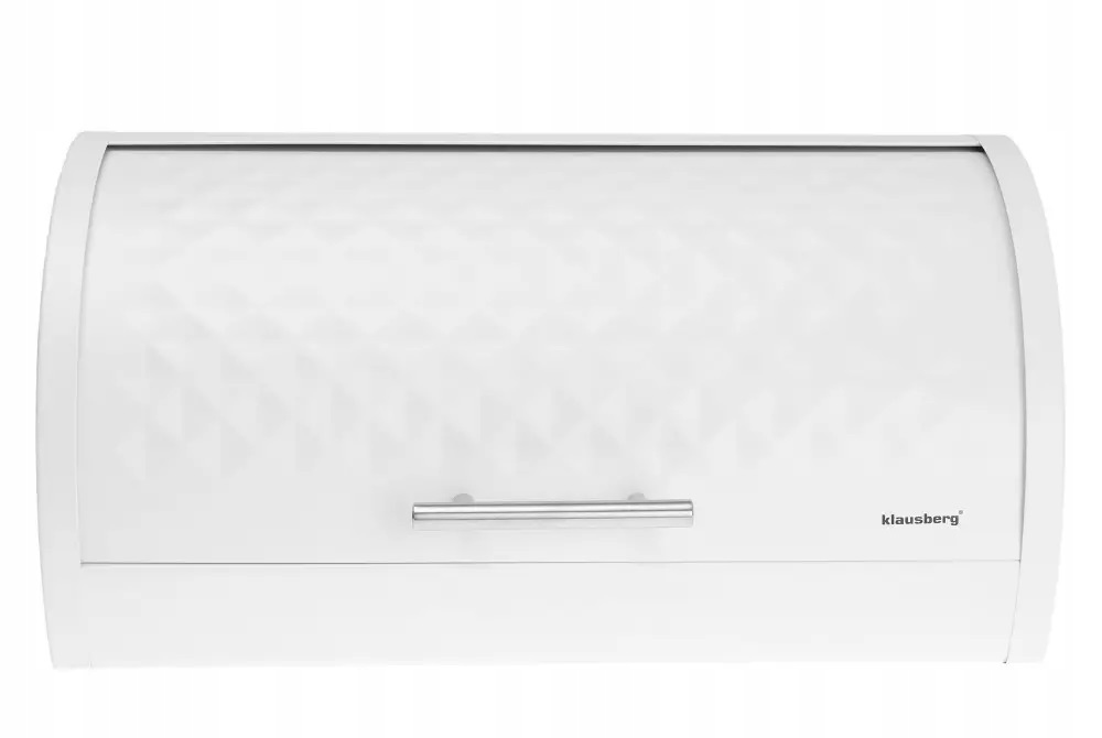 CHLEBAK Pojemnik na PIECZYWO Chleb DIAMOND Stalowy Kolor biały