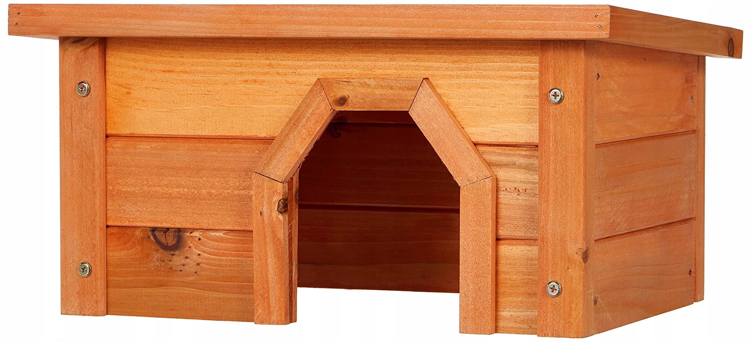 Levně Malý domeček Buda pro psa, 40 × 20 × 28 cm, hnědý