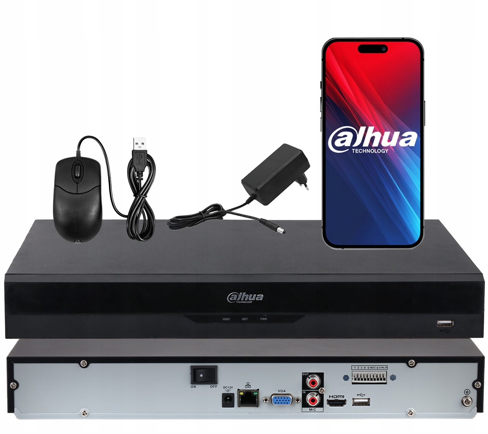 Rejestrator Ip 16ch z Analityką Ai Dahua NVR4216-EI 2x Sata Hdd 32TB