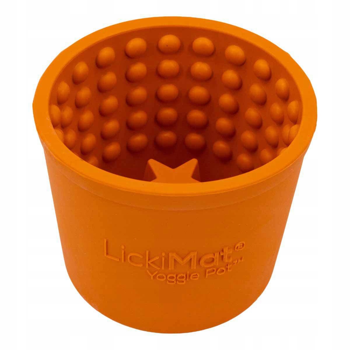 Levně Lickimat Yoggie Pot Oranžová (645.5462)