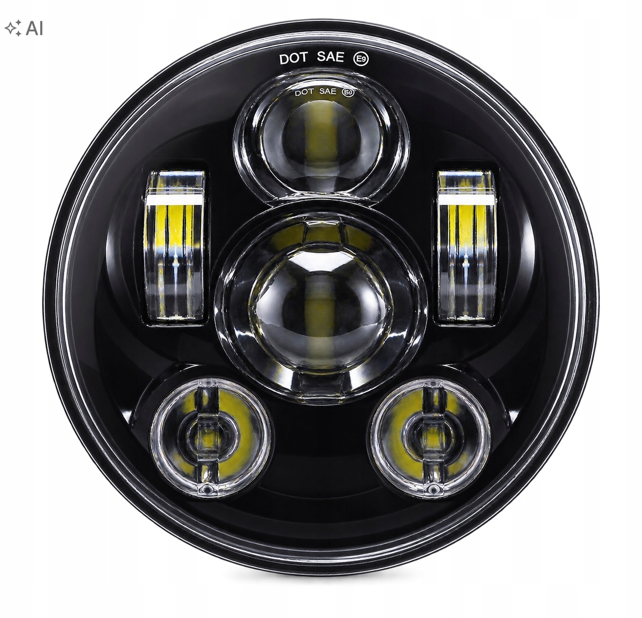 5.75 cali Reflektor Lampa Led przednia motocykla 45W Motocyklowa Motor