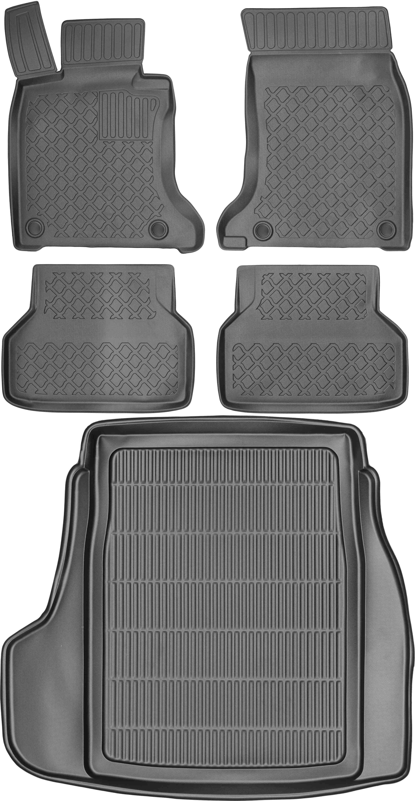 Bmw 5 E60 Sedan 2003-2011 Gumové stierače rohož batožinového priestoru