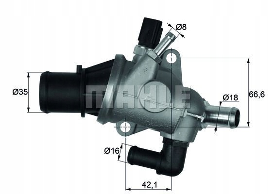 TERMOSTAT TI 163 88 MAHLE ALFA ROMEO FIAT Producent części Mahle