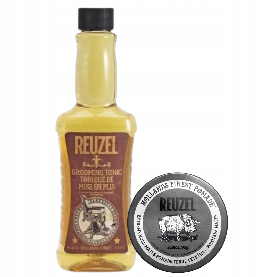 Reuzel Extreme Hold Pomada 95g Reuzel Hair Grooming Tonik 500ml