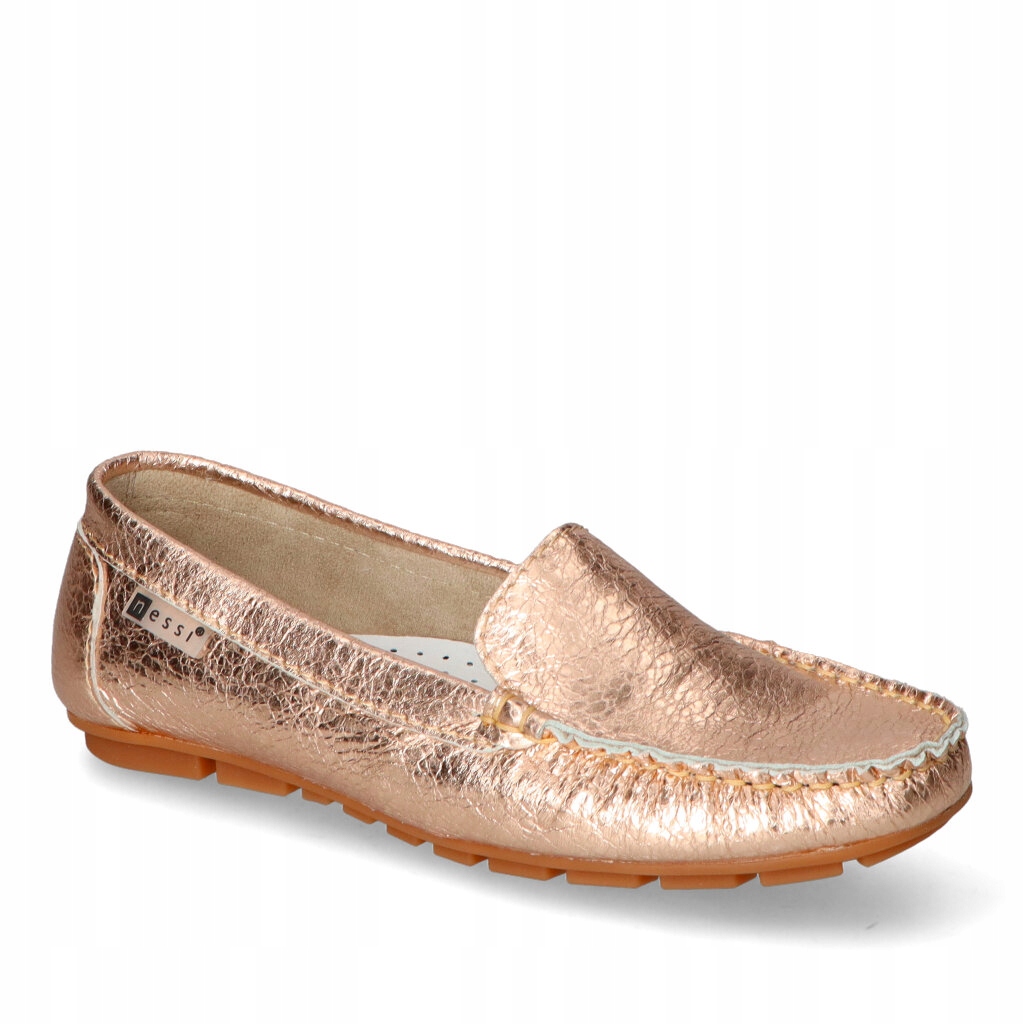 Mokasíny Nessi 17130/M Měď 814 lico 37