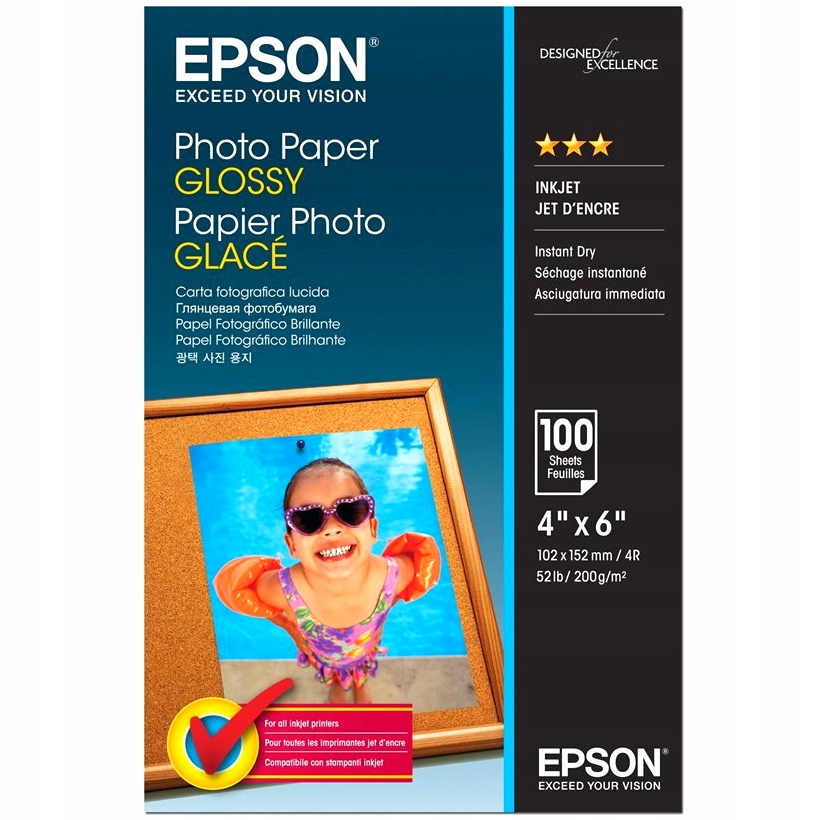

Papier Fotograficzny Epson A6 Do Zdjęć Drukarki