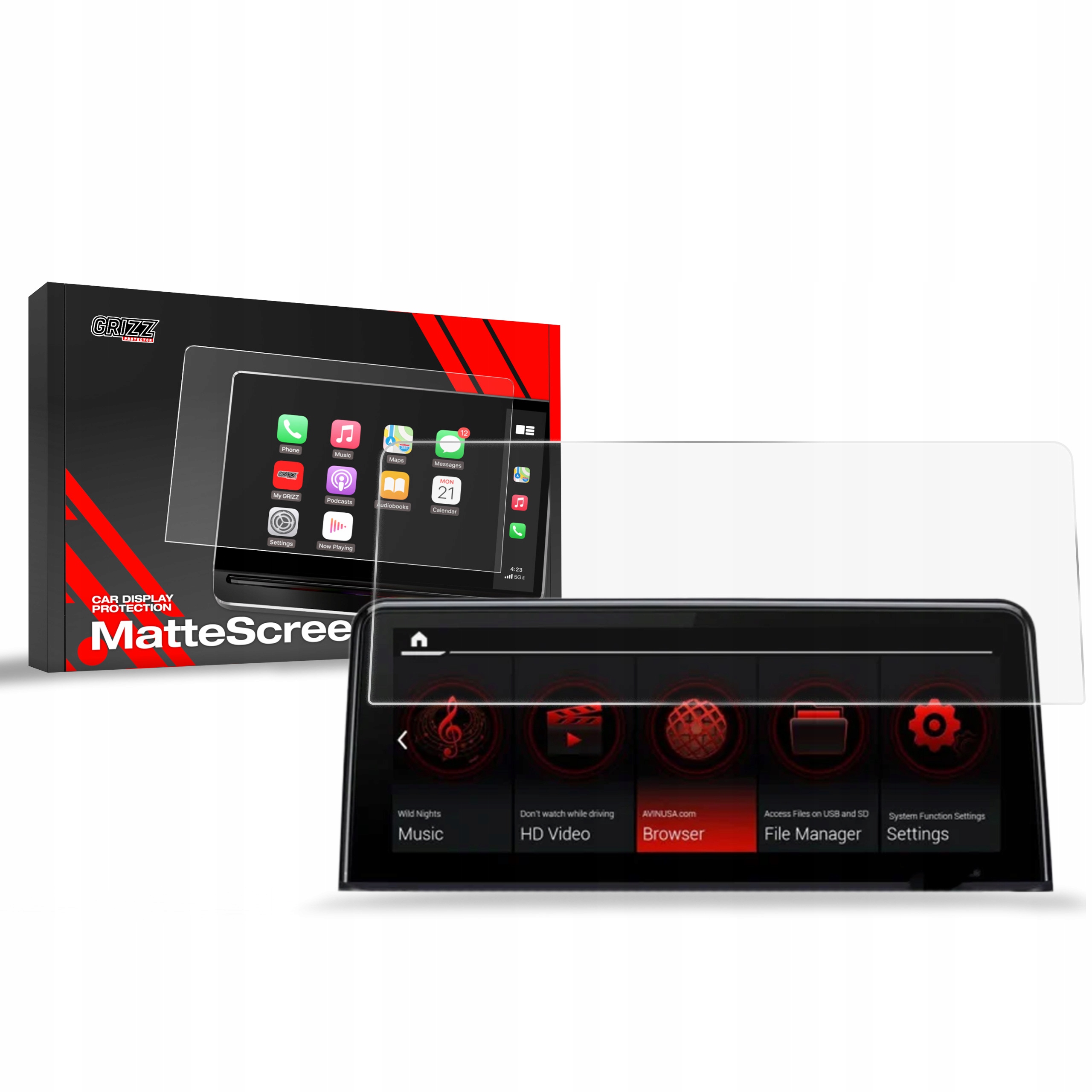 Folia Antyodciskowa do Bmw X4 G02 12.3" (2021-2025)