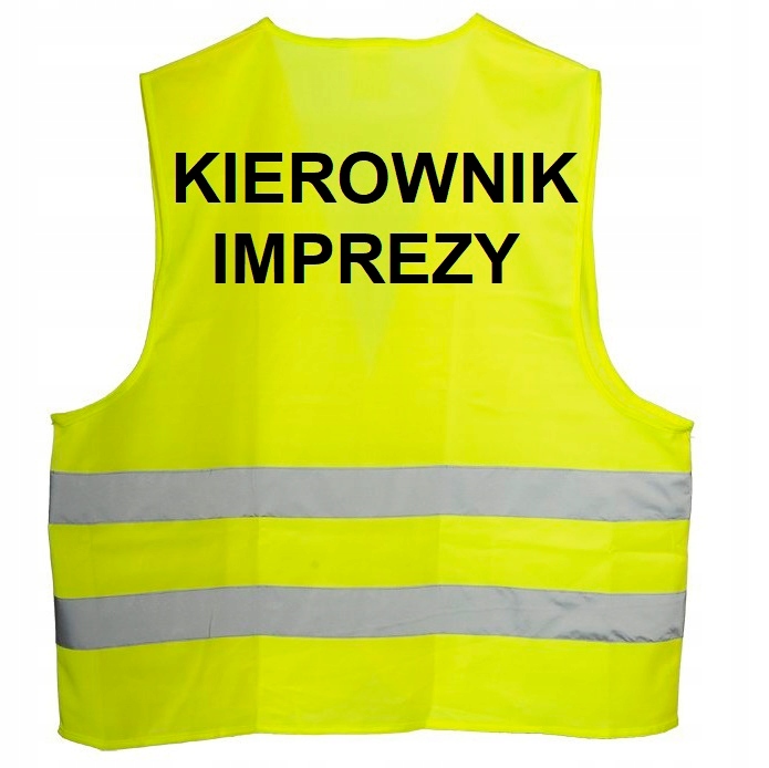 

Kamizelka Odblaskowa Kierownik Imprezy Urodziny