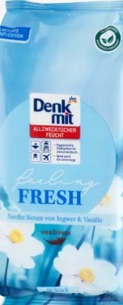 

Denkmit, Wilgotne chusteczki uniwersalne, 2x50szt