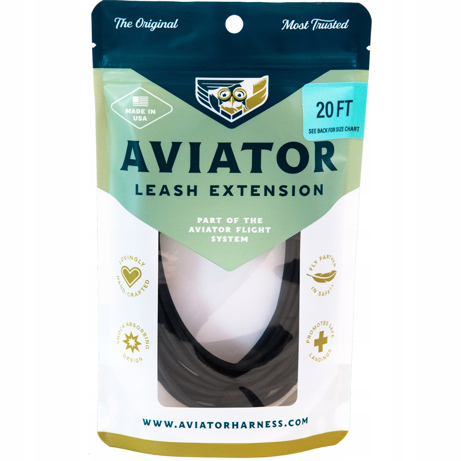 Prodlužovací kabel pro postroj Aviator 3 metry Xxs Xs