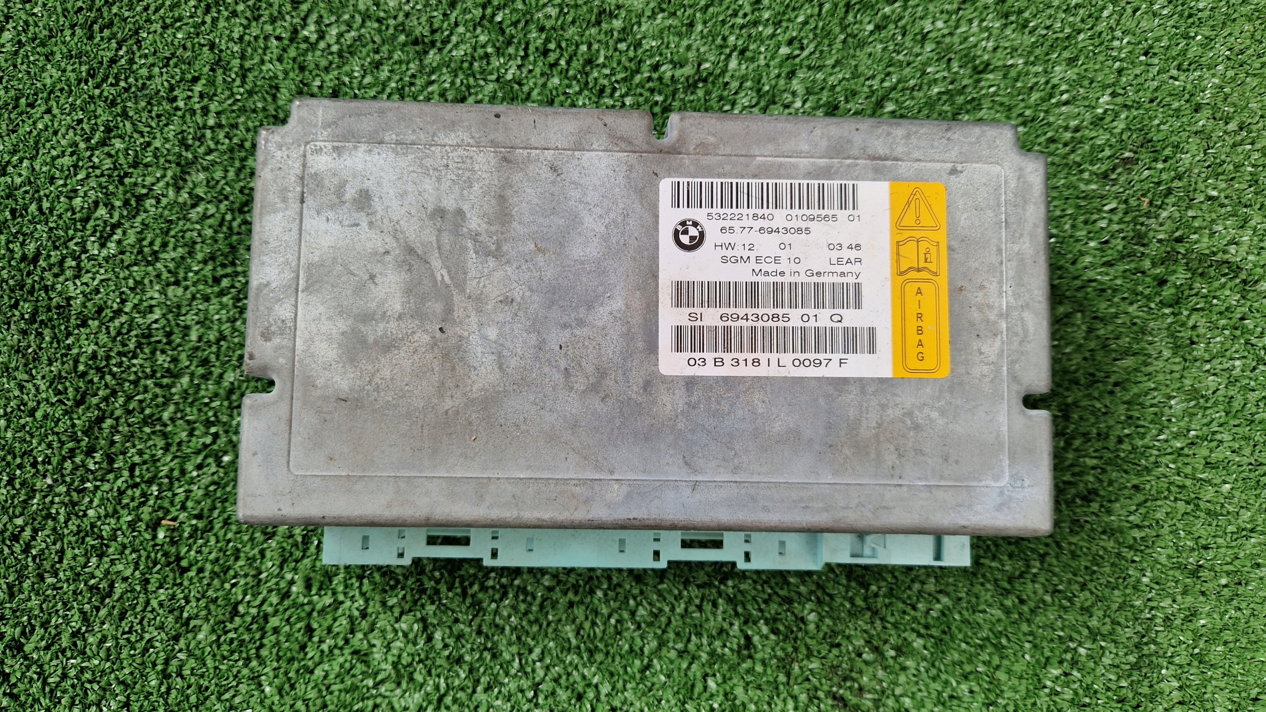 modul SENSOR Bedienteil AIRBAG airbag BMW 5 E60 E61 6943085