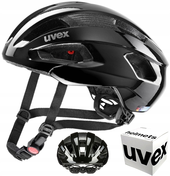 Cyklistická přilba Uvex Rise 56-59 Cm černá silniční