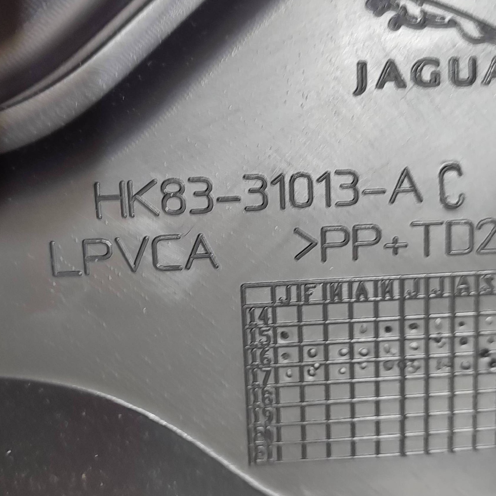 holder rolety boot rear part side left Jaguar F-Pace HK8331013AC