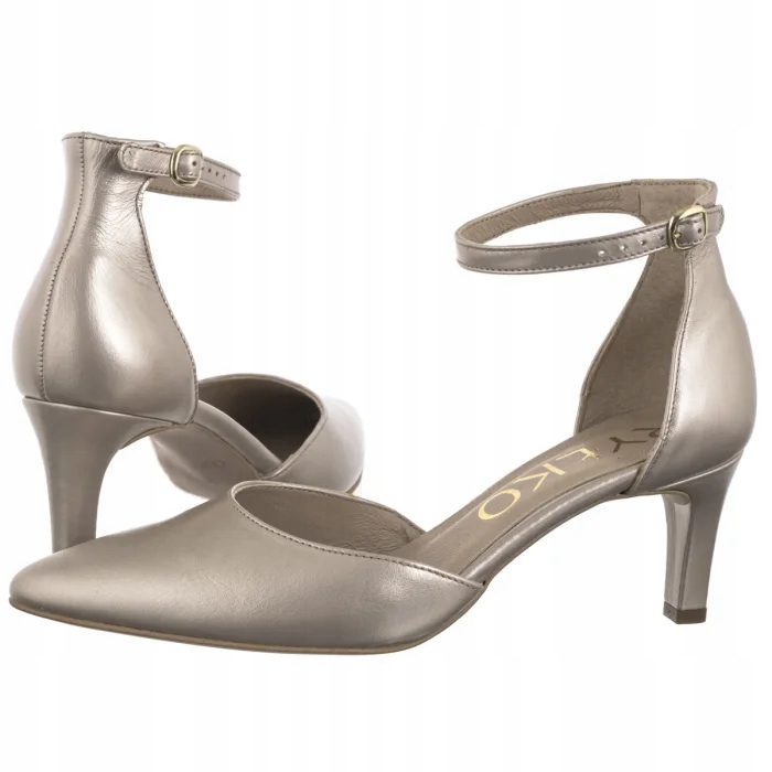 Boty Sandály Dámské lodičky Ryłko Platinové 6ZKS8 Zlaté