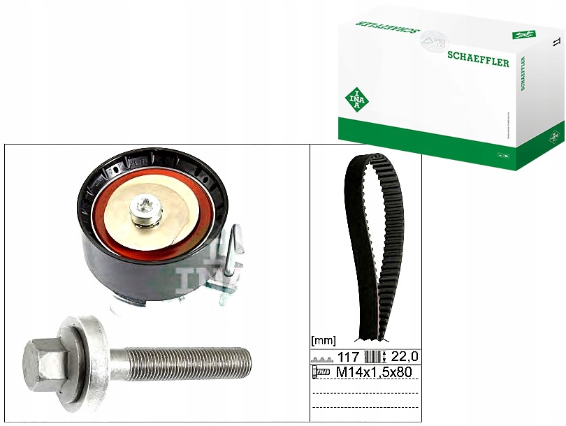 Komplet – Sada Rozvodového Řemene Ina QBK878 5711870