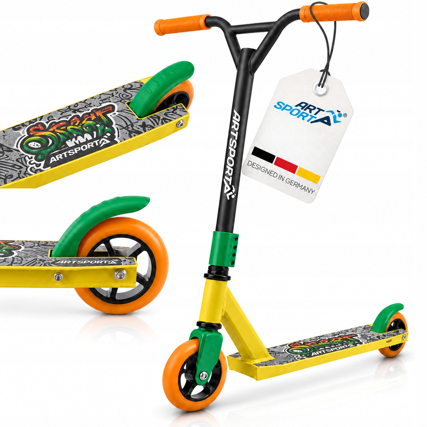 Hulajnoga Wyczynowa Stunt Street Life Sportowa Do Trików ABEC9
