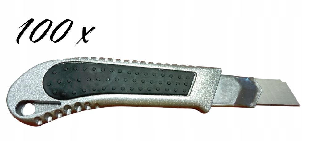 Nůž kovový na odlamovací čepele 18 mm na tapety kovový Tapeciak Nůžky Kormax