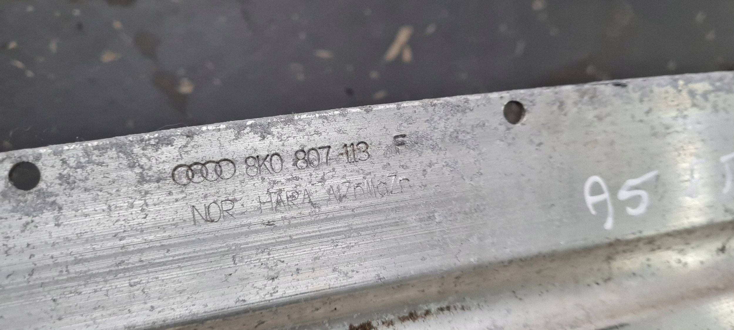 A5 8T S5 LIFT bumper support front STREFY KOMPLET 8K0807113F A4 B8 S4 LIFT