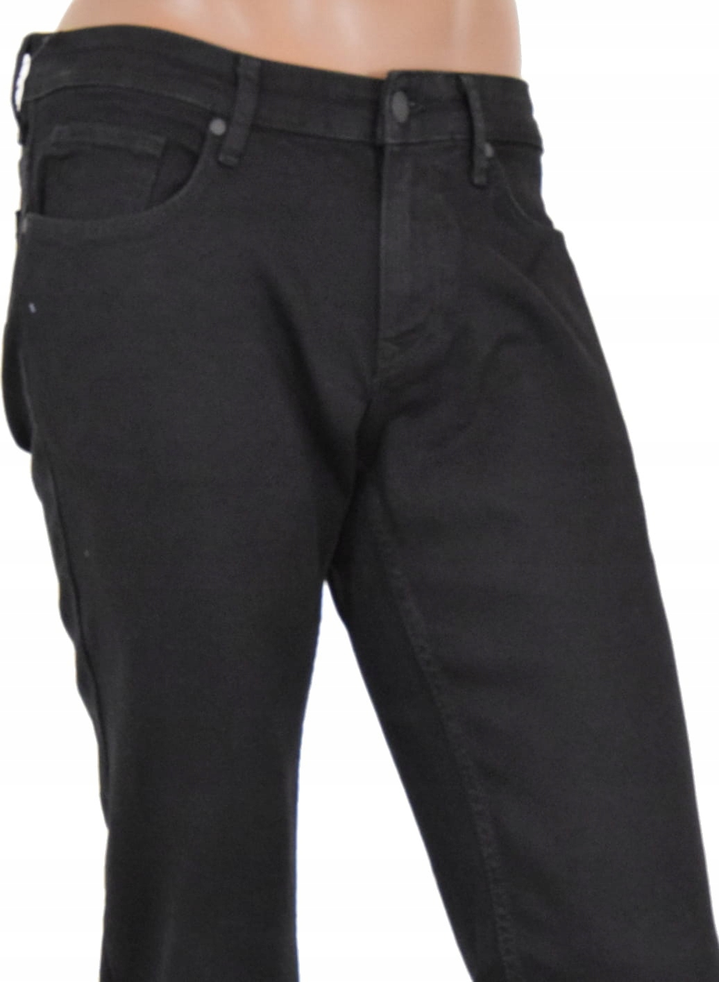 JEANSY MĘSKIE CZARNE VENTANA 970-062 BAWEŁNA + ELASTAN PREMIUM R. 34/32 Kolekcja Nowa