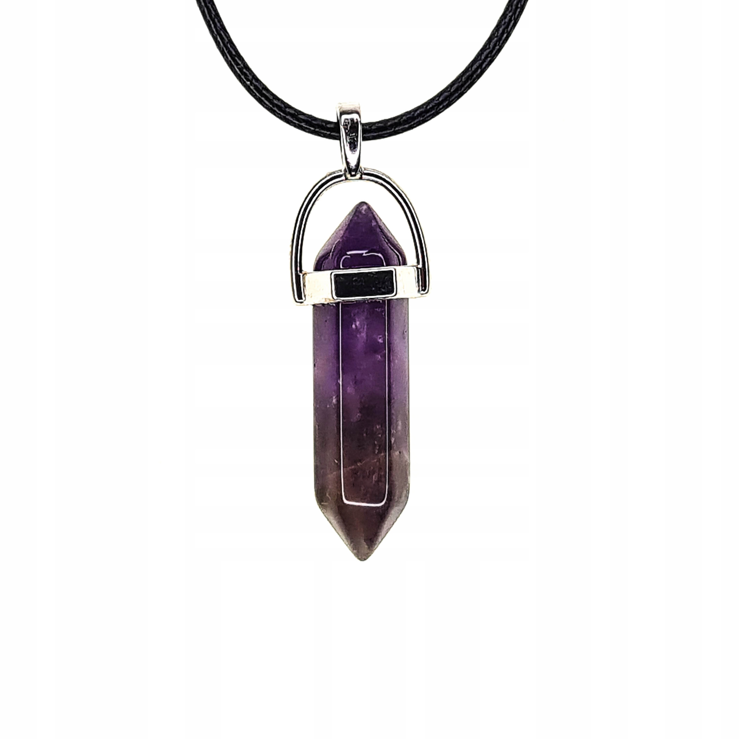 

Piękny Naszyjnik Ametyst Kamień Naturalny Kryształ