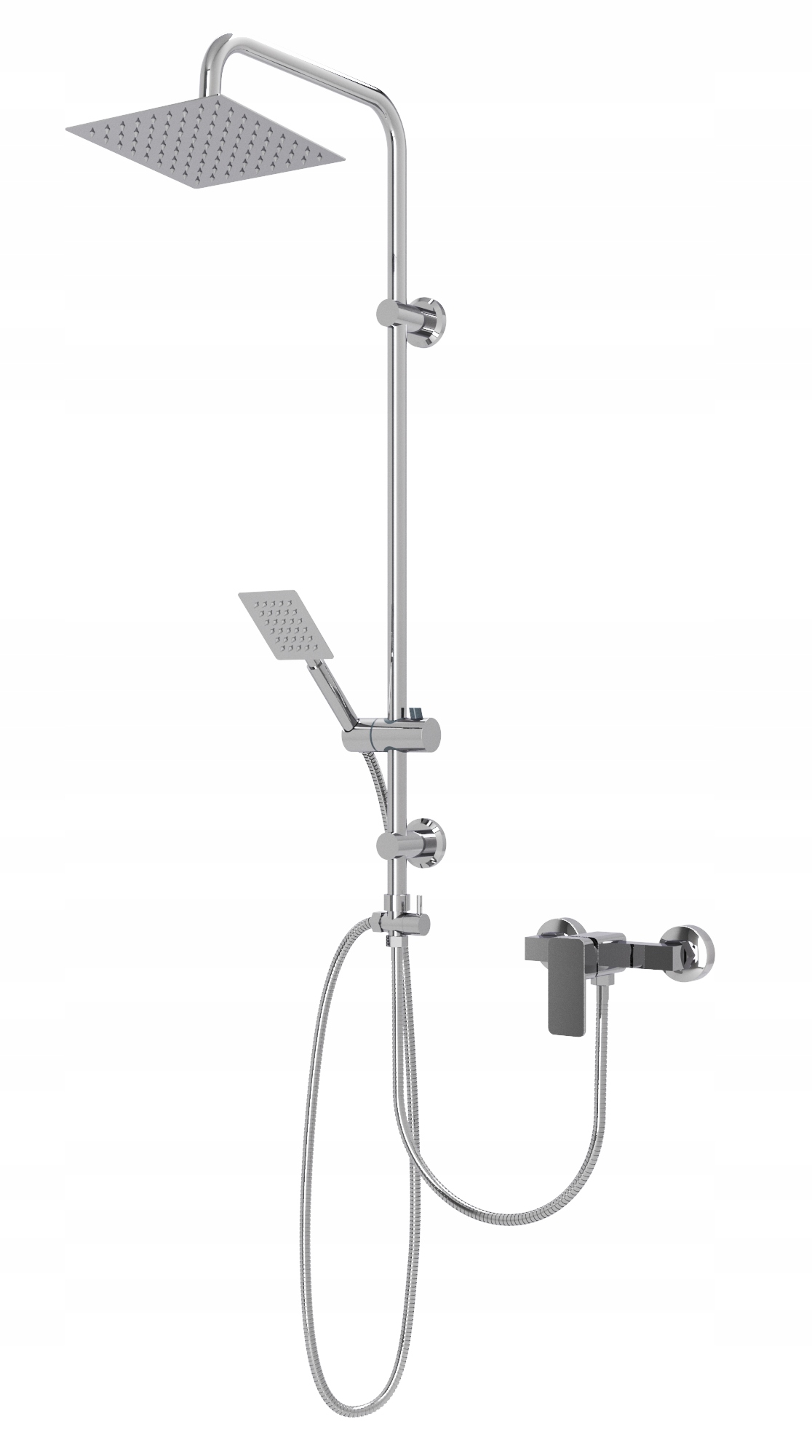 Sada Do Kúpeľne Sprchová Sprcha Toba Dažďová Sprcha Kohútik Veri Chróm