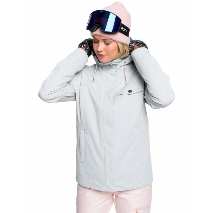 Dámská lyžařská snowboardová bunda Roxy Billie Snakers Paradise bílá M