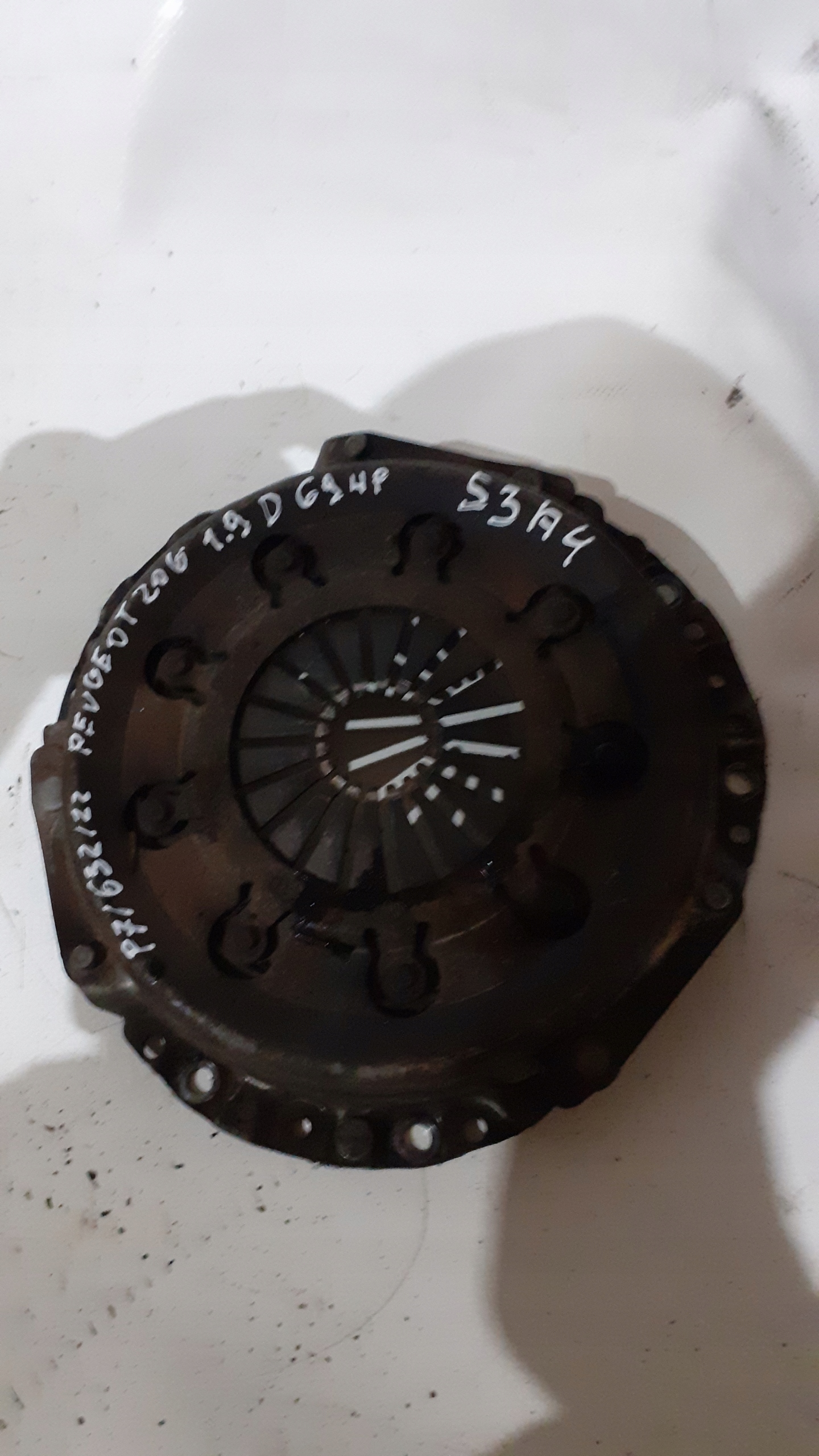 PEUGEOT 206 1.9 D clutch disc+pressure plate+wheel