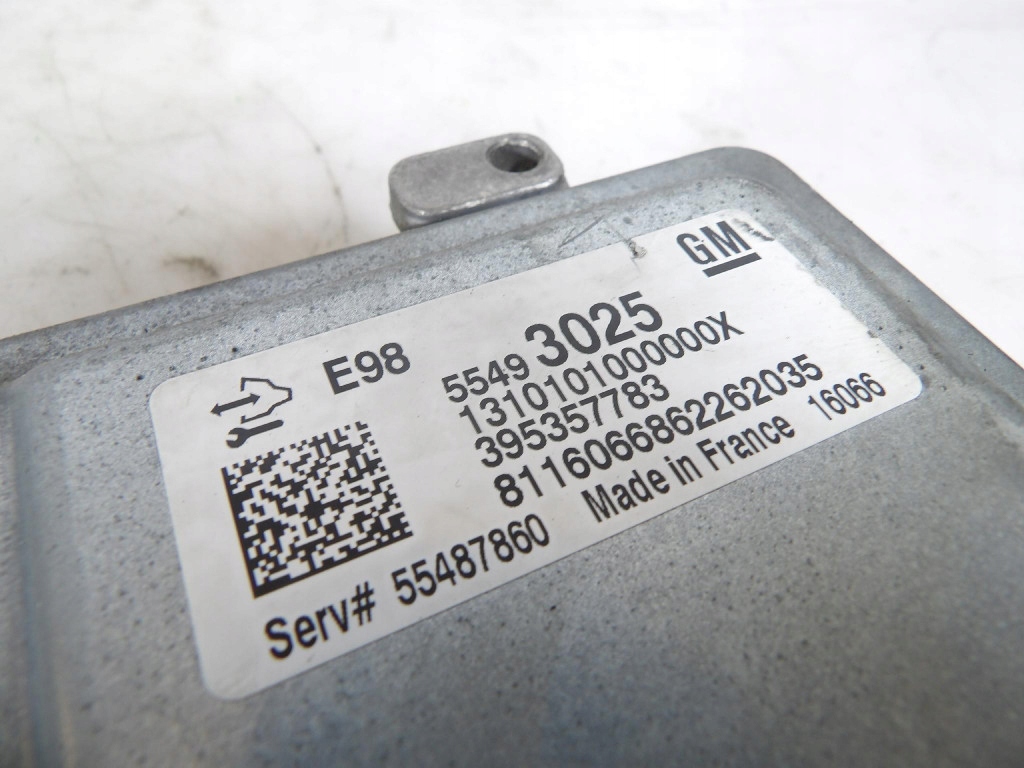 OPEL ASTRA K 1.6CDTI control unit of the engine 55493025