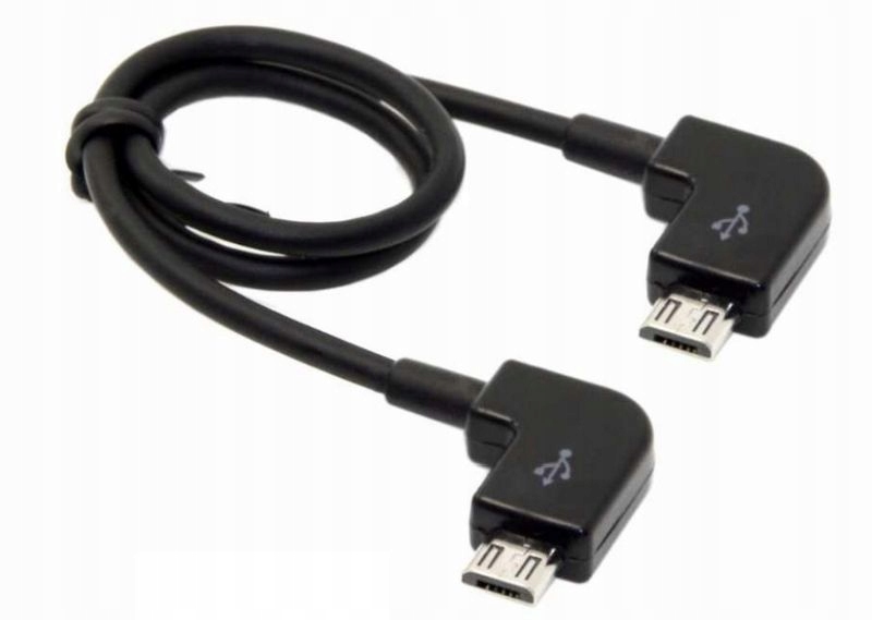 

Kabel kątowy Micro Usb do Micro Usb 0,3M