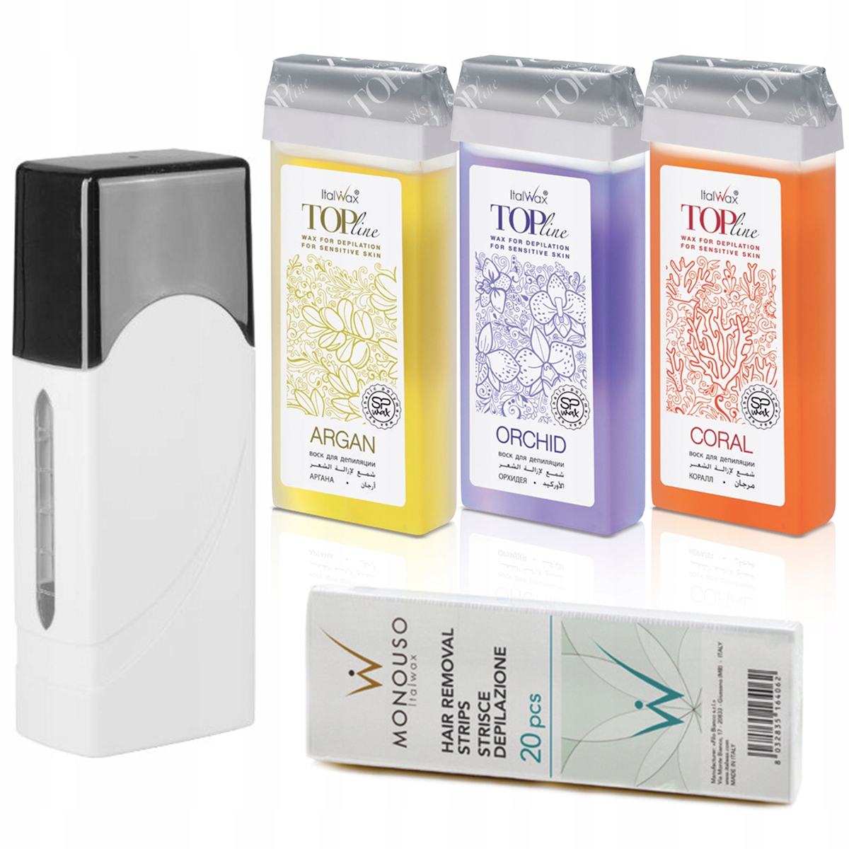 

Zestaw Do Depilacji podgrzewacz rolka 3x wosk Top