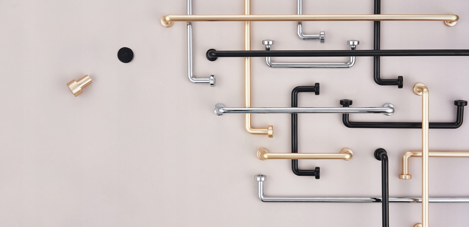 UCHWYT MEBLOWY RURKA LOFT CHROM POŁYSK 320mm Marka HVYT