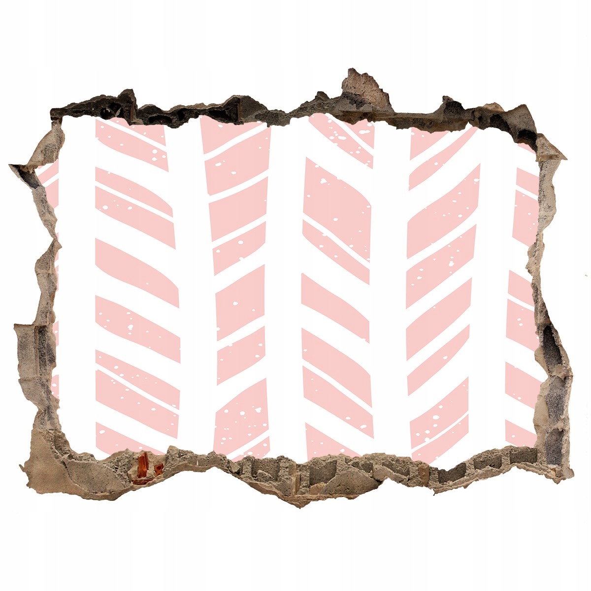 

Fotoobraz dziura na ścianę Naklejka Jodełka wzór