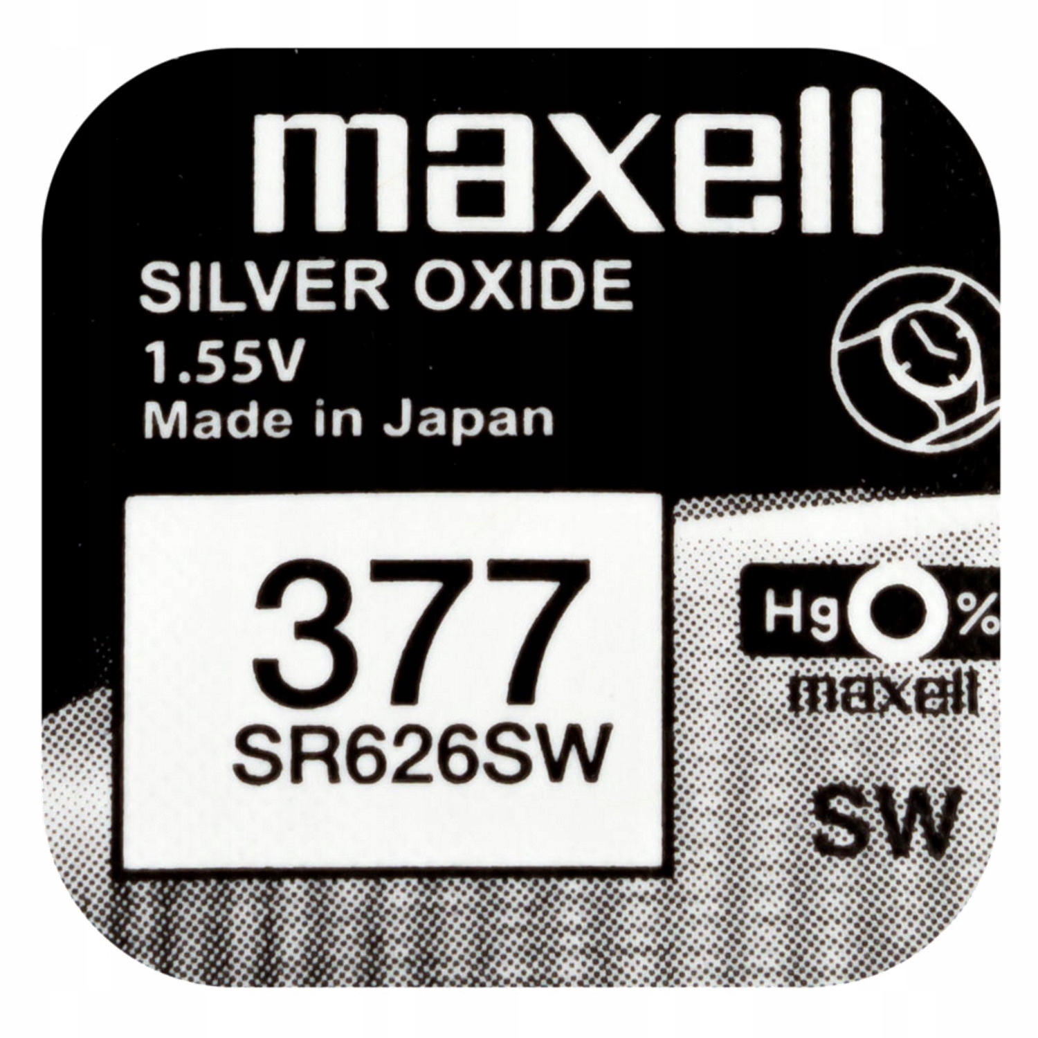 

Maxell SR626SW 377 1,55V bateria srebrowa