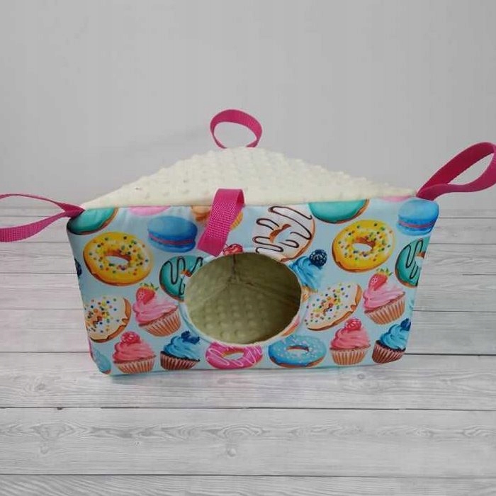 Levně Domeček trojúhelník, rohová houpací síť pro potkany, úkryt pro fretky a činčily