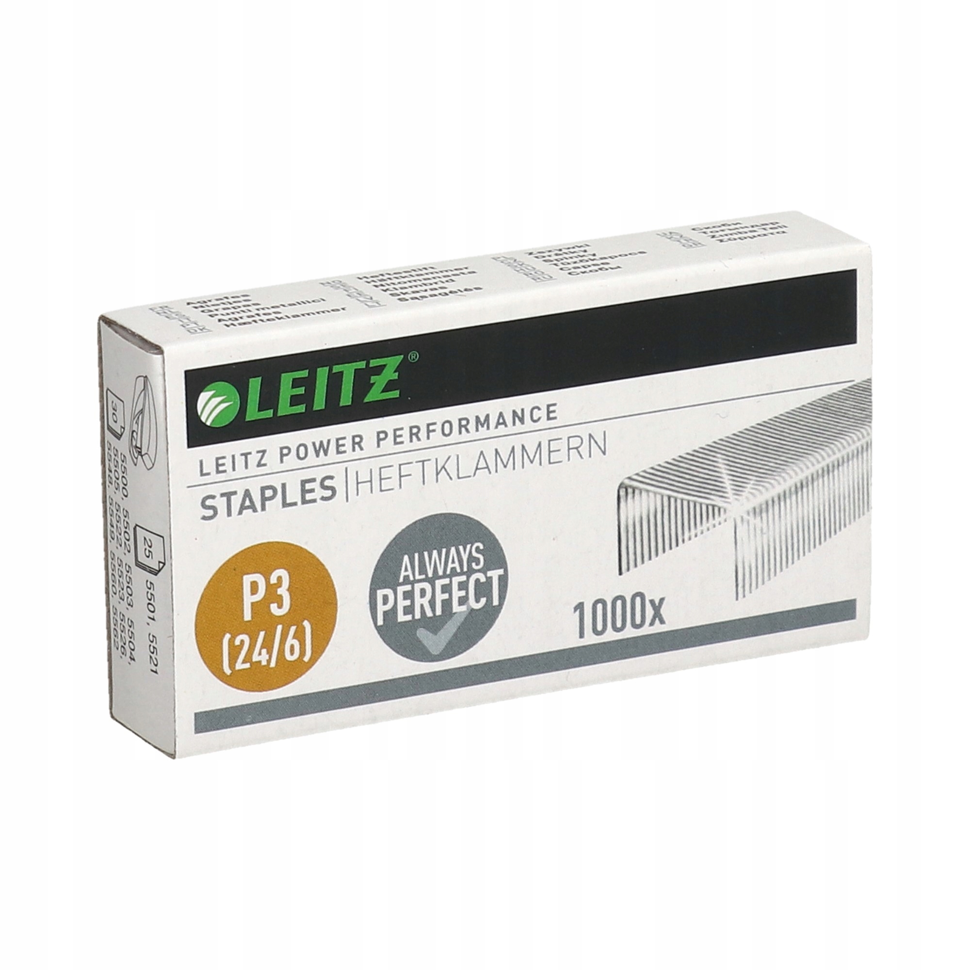 

Zszywki 24/6 cynkowe (1000) Leitz