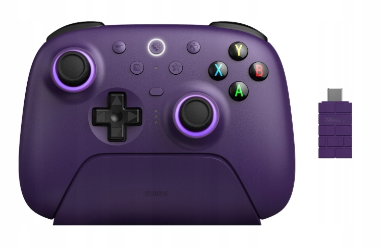 Pad bezprzewodowy do Pc Android 8BitDo Ultimate 2 Wireless 2.4GHz Fioletowy