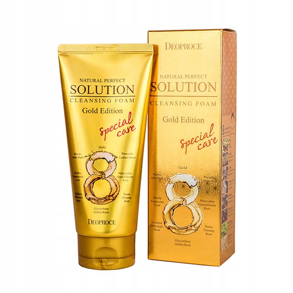 Natural Perfect Soultion Cleansing Foam Gold Edition