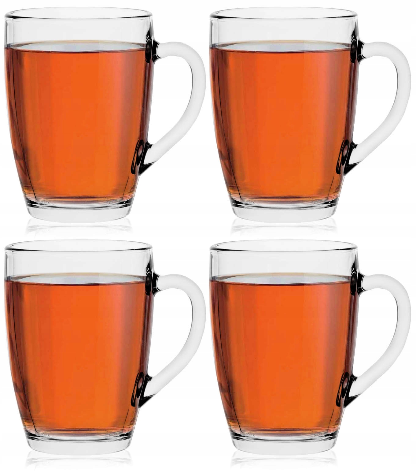 

Kubki Szklanki z uchem Tg Lava 375ml 4szt. XXL