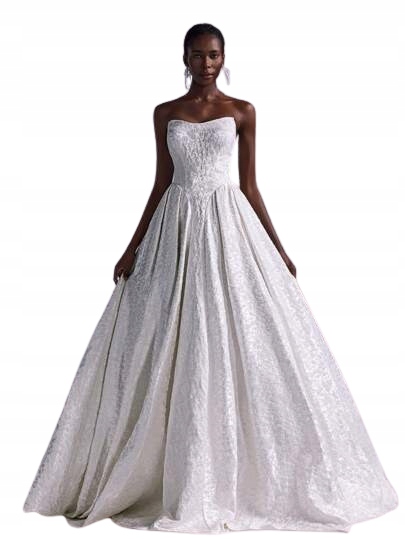 Shein Klasická Svatební Šaty S Korzetem Ze Saténu Ecru 40 1JI