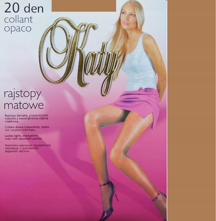 

Katy Opaco 20den cienkie półmatowe visone 3